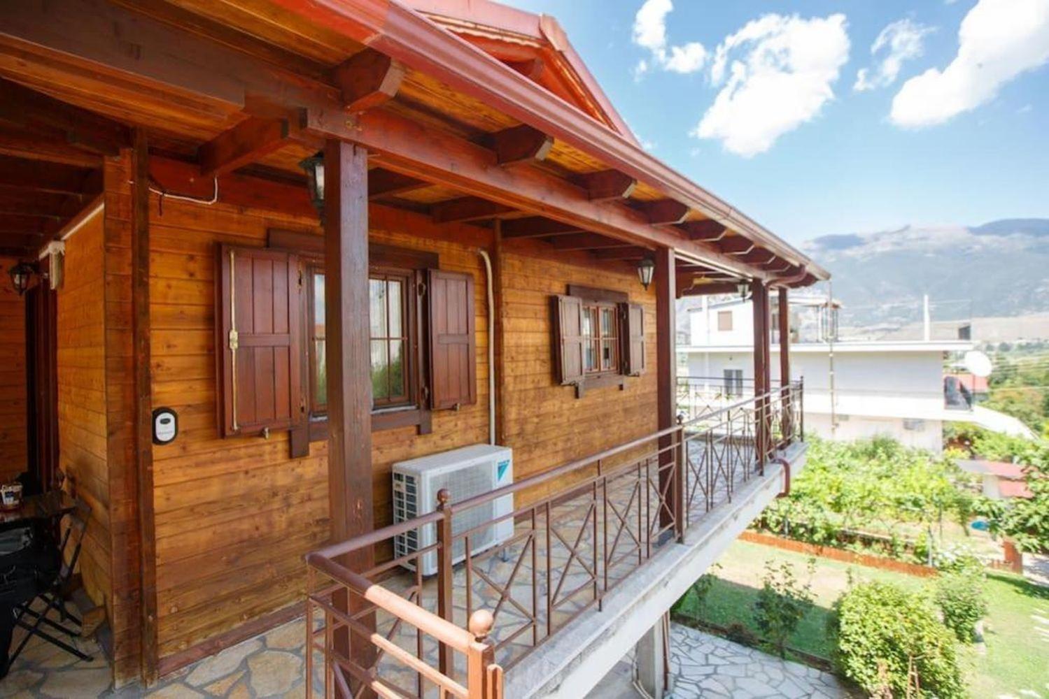Wooden House In Ioannina Leilighet Eksteriør bilde
