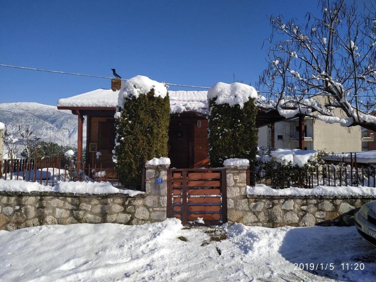 Wooden House In Ioannina Leilighet Eksteriør bilde